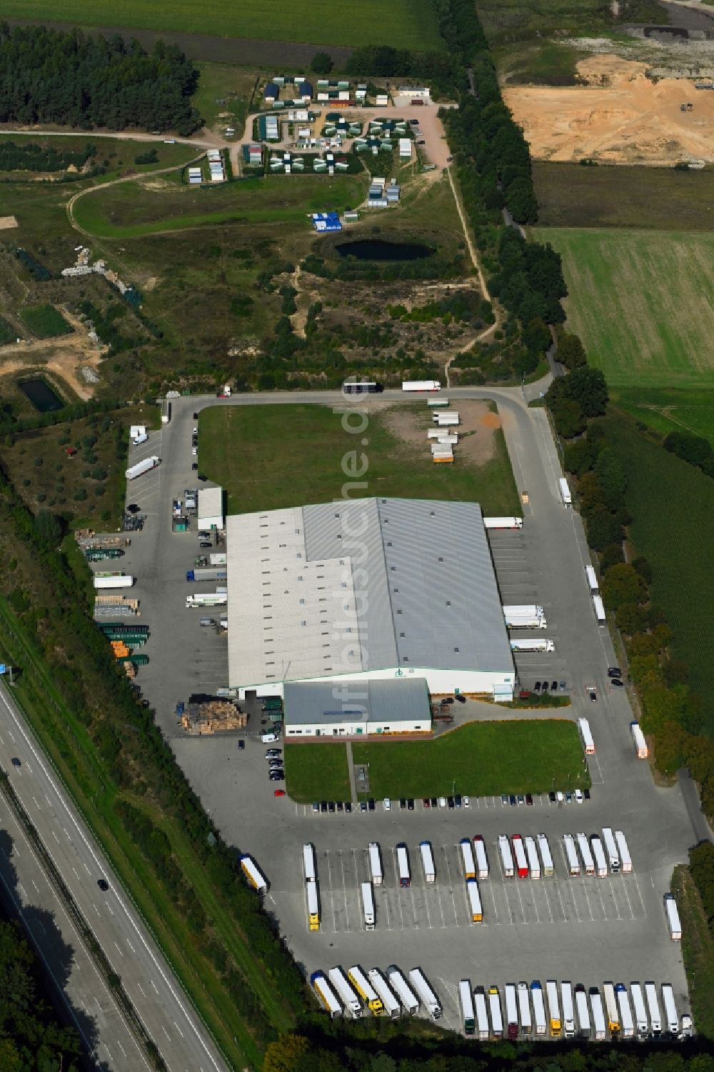 Luftaufnahme Seevetal - Werksgelände der BEHR AG in Seevetal im Bundesland Niedersachsen, Deutschland