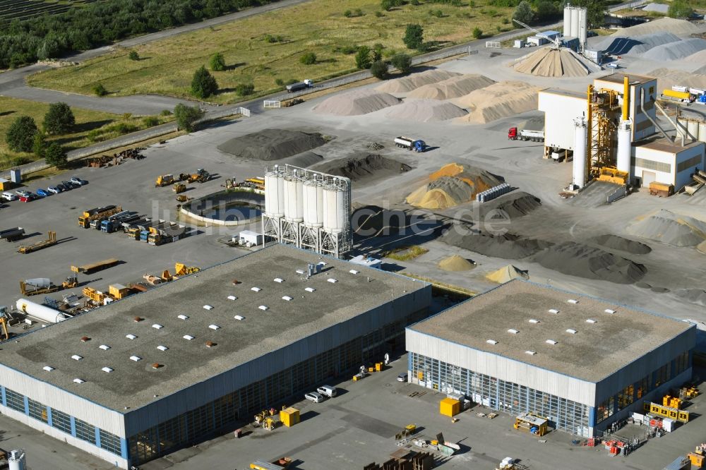 Luftbild Werneuchen - Werksgelände der BERGER HOLDING SE in Werneuchen im Bundesland Brandenburg, Deutschland