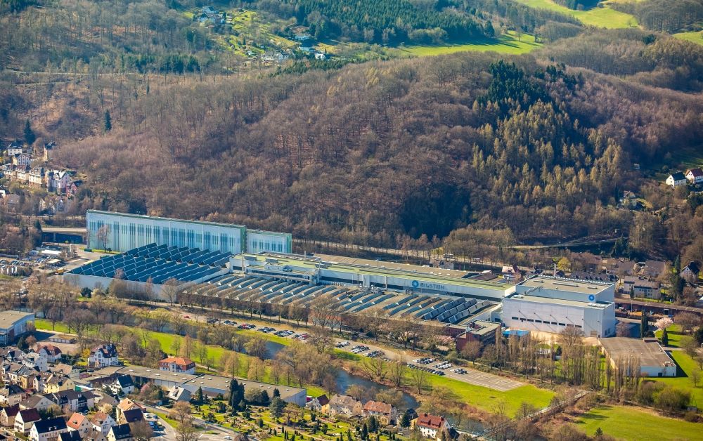 Luftbild Hagen - Werksgelände der Bilstein Handel KG im Ortsteil Hohenlimburg in Hagen im Bundesland Nordrhein-Westfalen