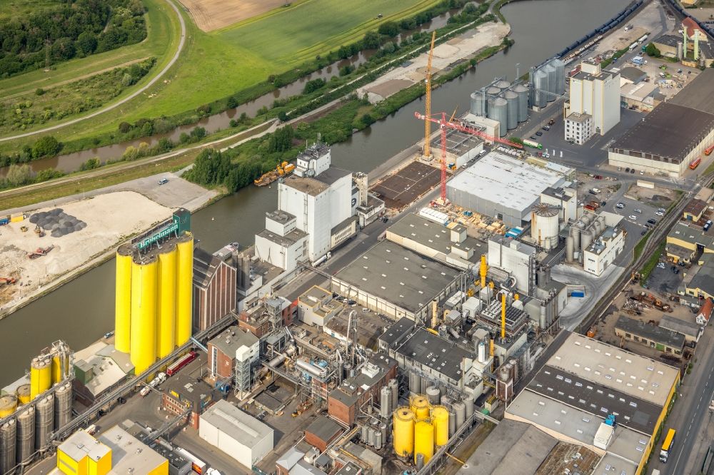 Luftbild Hamm - Werksgelände der Brökelmann + Co., Ölmühle und Verwaltungs-GmbH in Hamm im Bundesland Nordrhein-Westfalen, Deutschland