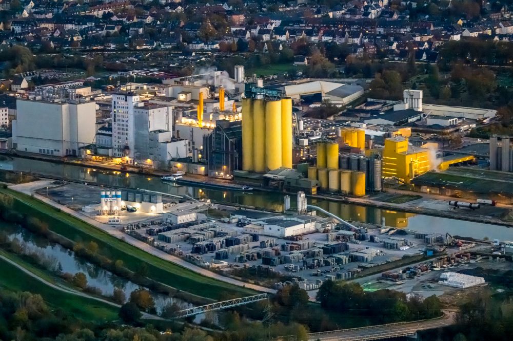 Hamm aus der Vogelperspektive: Werksgelände der Brökelmann + Co., Ölmühle und Verwaltungs-GmbH in Hamm im Bundesland Nordrhein-Westfalen, Deutschland