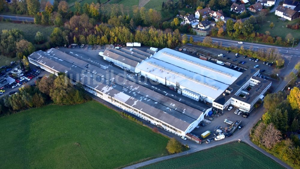 Luftbild Königswinter - Werksgelände der BRUNE Sitzmöbel GmbH in Königswinter im Bundesland Nordrhein-Westfalen, Deutschland