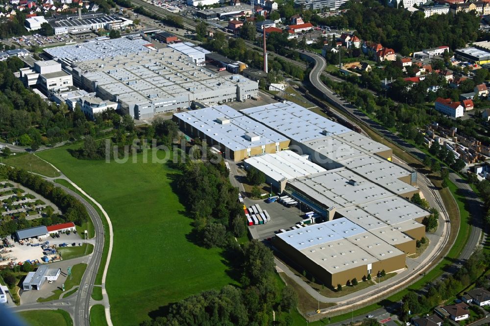 Luftbild Dillingen an der Donau - Werksgelände der BSH Hausgeräte GmbH in Dillingen an der Donau im Bundesland Bayern, Deutschland