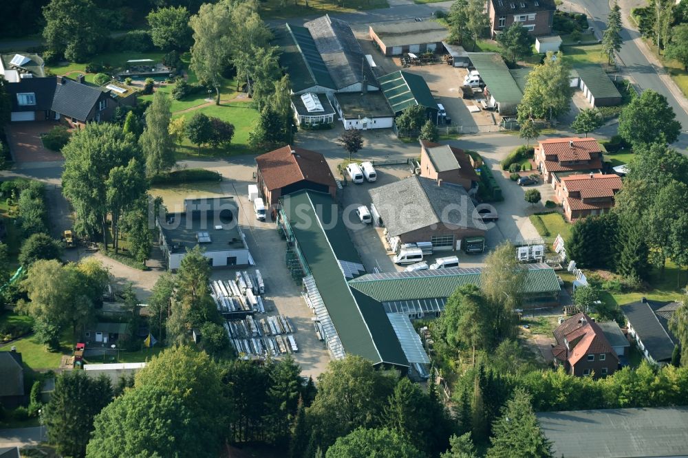 Luftbild Munster - Werksgelände der Busse Alu-Bau GmbH An der Raubkammer in Munster im Bundesland Niedersachsen