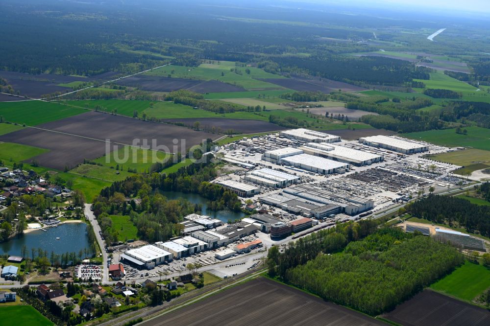 Luftaufnahme Wittingen - Werksgelände der H. Butting GmbH & Co. KG im Ortsteil Knesebeck in Wittingen im Bundesland Niedersachsen, Deutschland