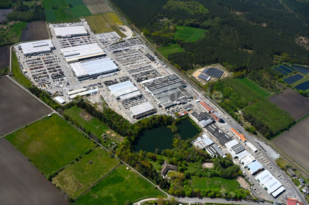 Luftaufnahme Wittingen - Werksgelände der H. Butting GmbH & Co. KG im Ortsteil Knesebeck in Wittingen im Bundesland Niedersachsen, Deutschland