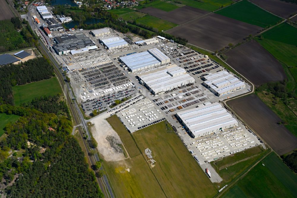 Wittingen von oben - Werksgelände der H. Butting GmbH & Co. KG im Ortsteil Knesebeck in Wittingen im Bundesland Niedersachsen, Deutschland