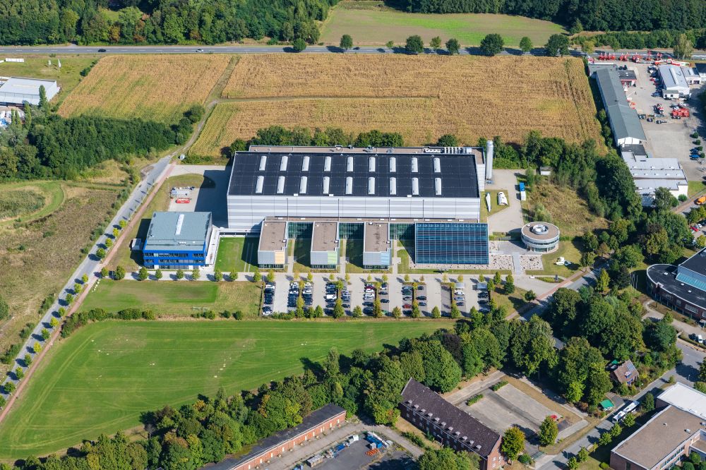 Luftbild Stade - Werksgelände der CFK NORD Betriebsgesellschaft mbH & Co. KG in Stade im Bundesland Niedersachsen, Deutschland