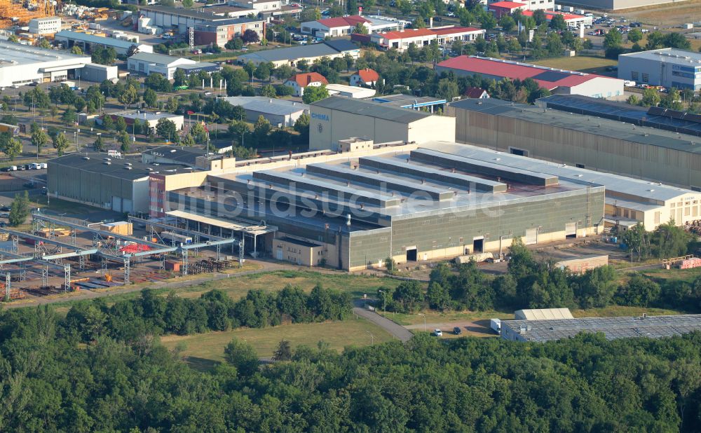 Luftaufnahme Arnstadt - Werksgelände der CHEMA Prozeß- und Systemtechnik GmbH in Arnstadt im Bundesland Thüringen, Deutschland