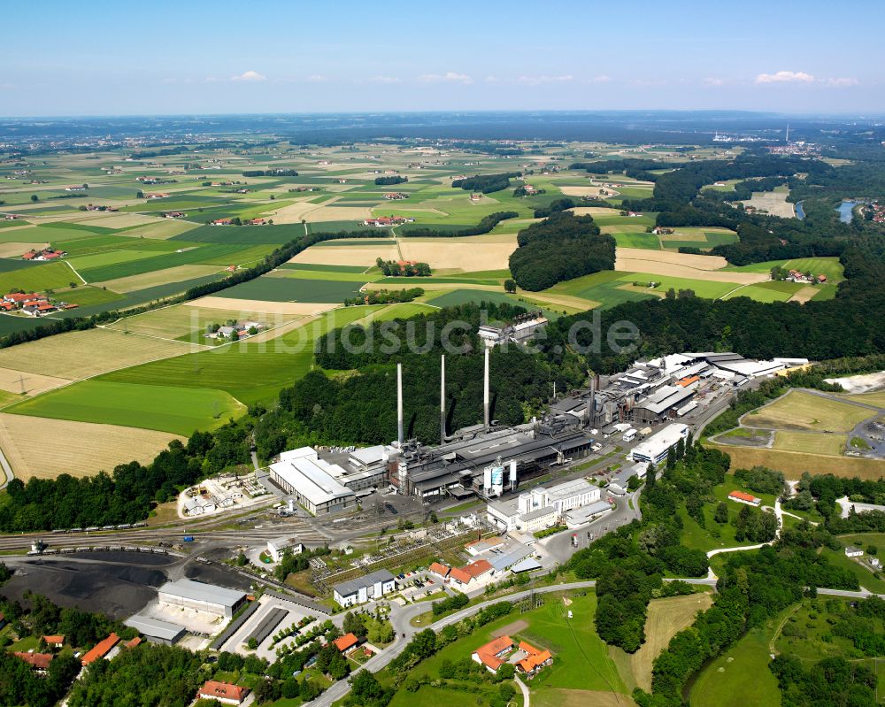 Luftaufnahme Hart a.d.Alz - Werksgelände des Chemieproduzenten ASK Chemicals in Hart a.d.Alz im Bundesland Bayern, Deutschland