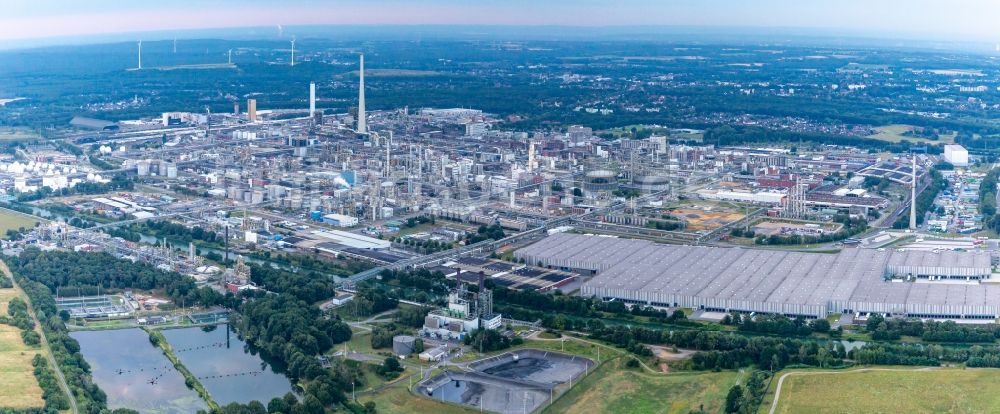 Marl von oben - Werksgelände des Chemieproduzenten Chemiepark Marl an der Paul-Baumann Straße in Marl im Bundesland Nordrhein-Westfalen, Deutschland