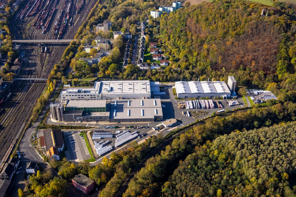 Hagen von oben - Werksgelände des Chemieproduzenten Ewald Dörken AG in Hagen im Bundesland Nordrhein-Westfalen