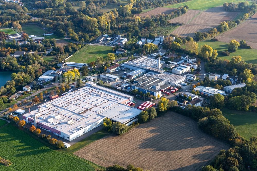 Luftbild Neureut - Werksgelände der Coca-Cola European Partners Deutschland GmbH in Neureut im Bundesland Baden-Württemberg, Deutschland