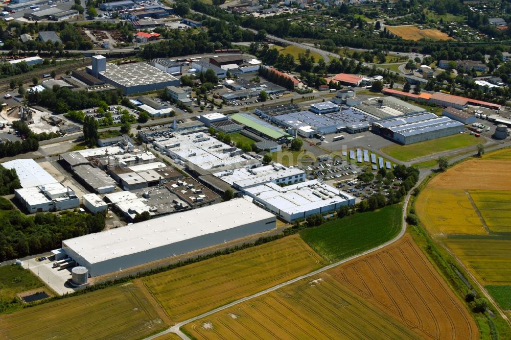 Bebra von oben - Werksgelände der Continental Aktiengesellschaft in Bebra im Bundesland Hessen, Deutschland
