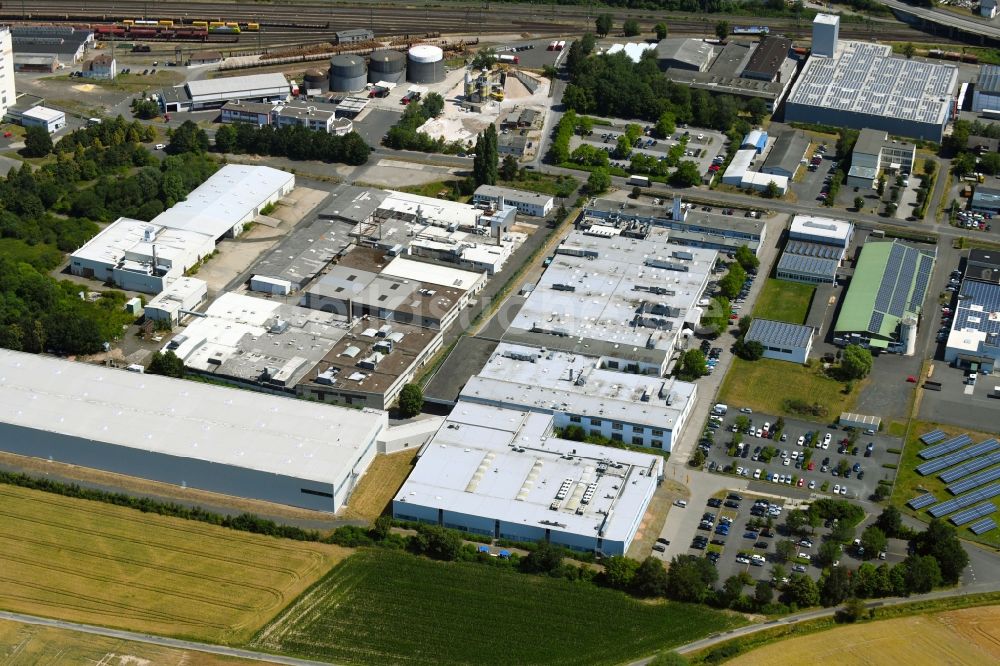 Luftbild Bebra - Werksgelände der Continental Aktiengesellschaft in Bebra im Bundesland Hessen, Deutschland