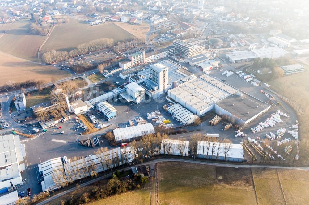 Luftbild Ober-Ramstadt - Werksgelände der DAW SE in Ober-Ramstadt im Bundesland Hessen, Deutschland