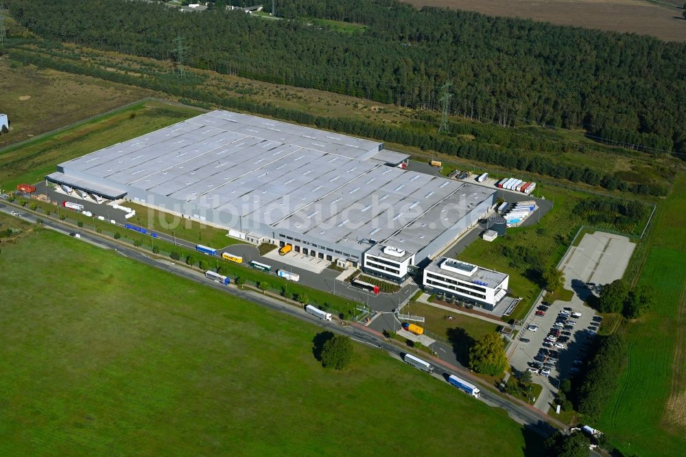 Luftbild Gallin - Werksgelände der DeLaval Services GmbH in Gallin im Bundesland Mecklenburg-Vorpommern, Deutschland