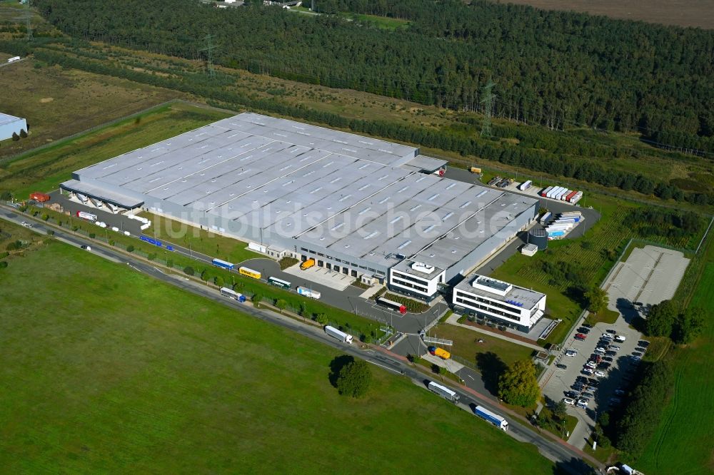 Luftaufnahme Gallin - Werksgelände der DeLaval Services GmbH in Gallin im Bundesland Mecklenburg-Vorpommern, Deutschland