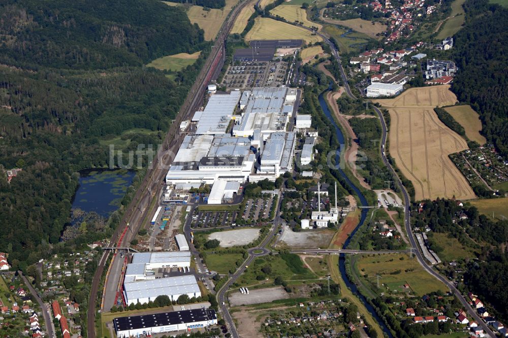 Luftbild Eisenach - Werksgelände der der Adam Opel AG in Eisenach im Bundesland Thüringen, Deutschland