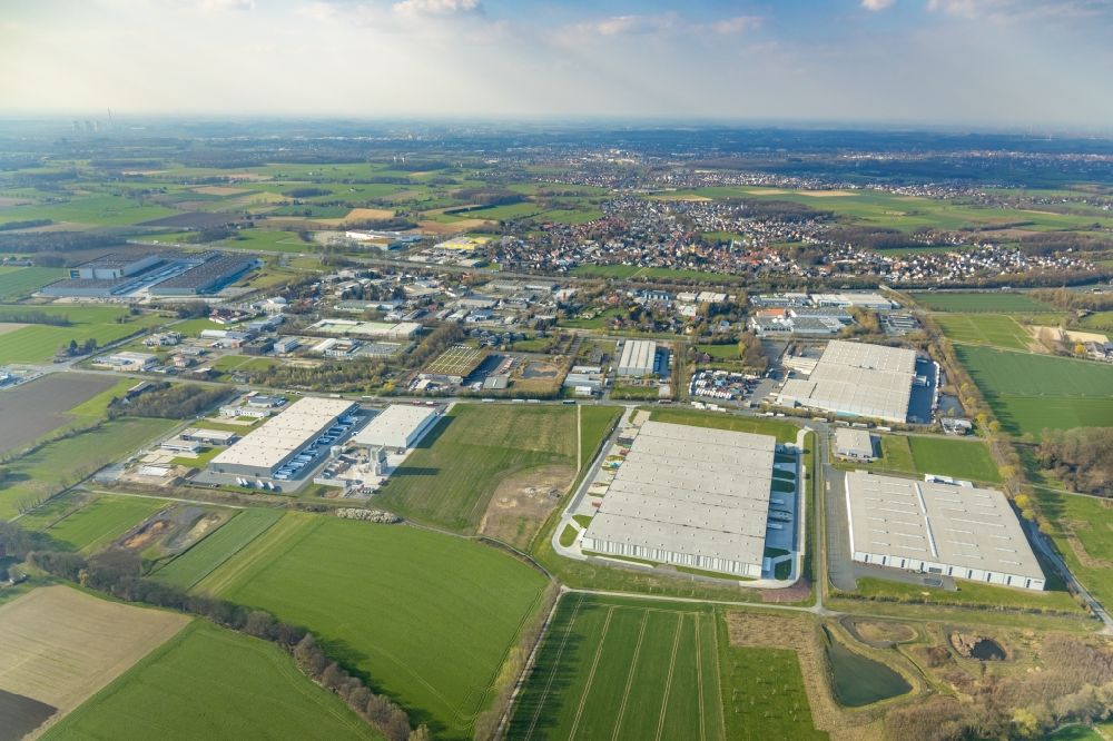 Hamm von oben - Werksgelände der der DELTA Qualitätsstahl GmbH an der Stahlstraße in Hamm im Bundesland Nordrhein-Westfalen, Deutschland