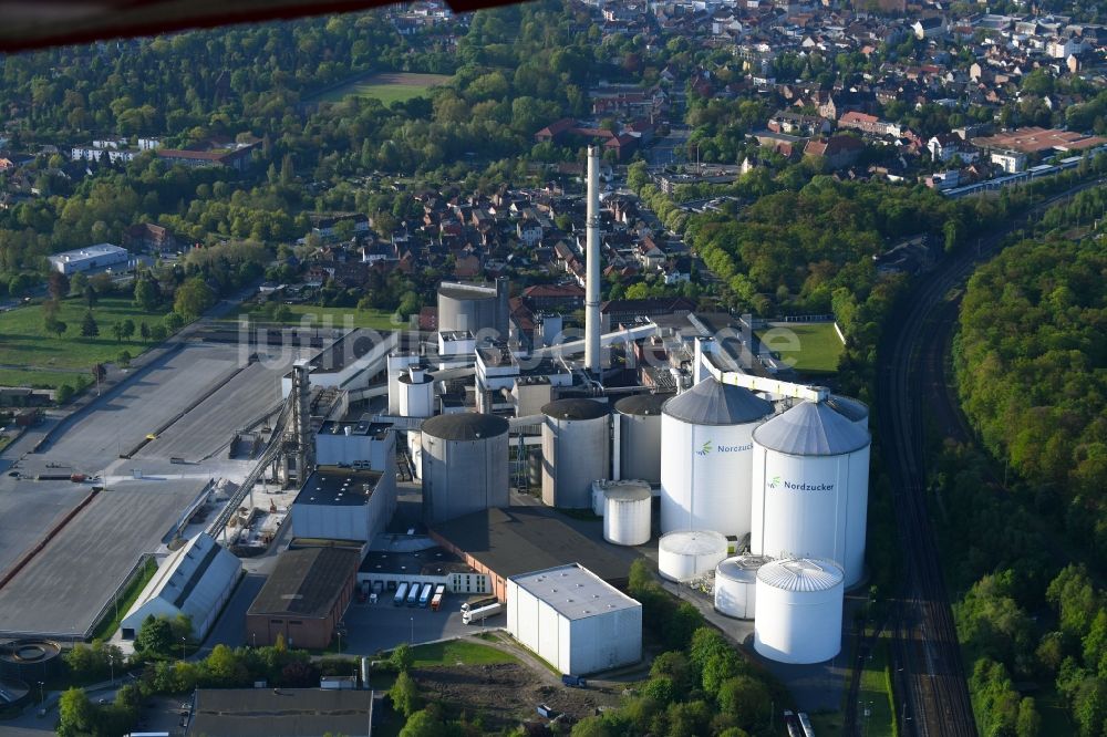 Luftaufnahme Uelzen - Werksgelände der der Nordzucker AG in Uelzen im Bundesland Niedersachsen, Deutschland