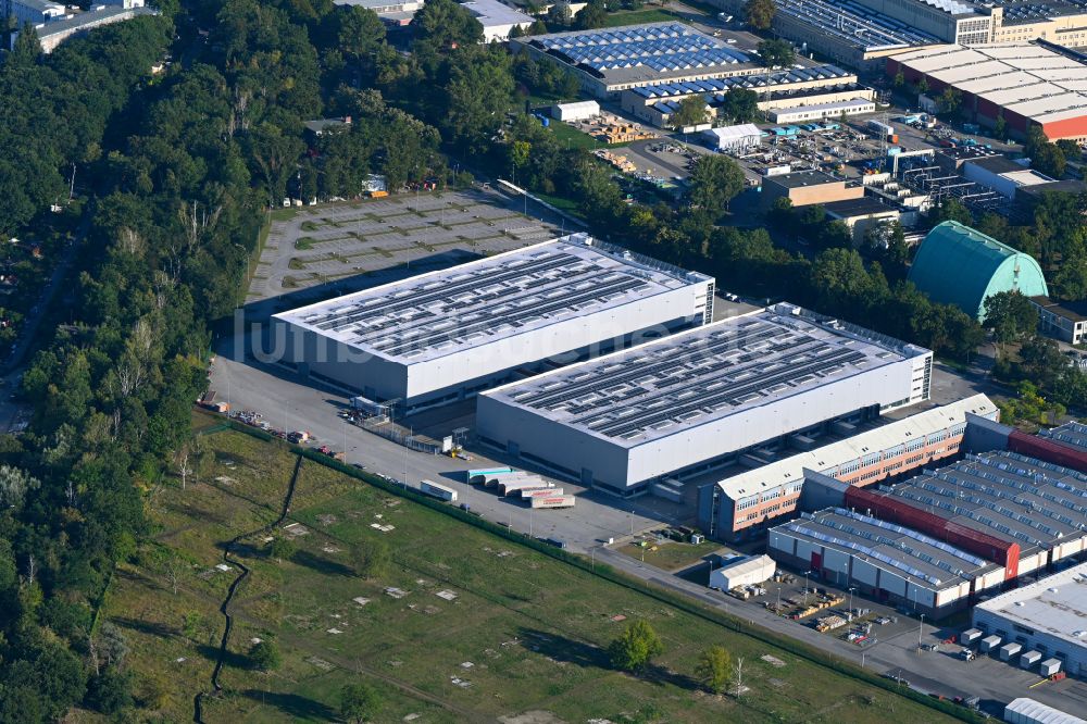 Berlin von oben - Werksgelände der der Siemens Energy Schaltwerk Hochspannung (Switchgear Factory) in Berlin, Deutschland