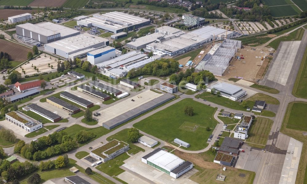 Luftbild Laupheim - Werksgelände der Diehl-Aviation in Laupheim im Bundesland Baden-Württemberg, Deutschland