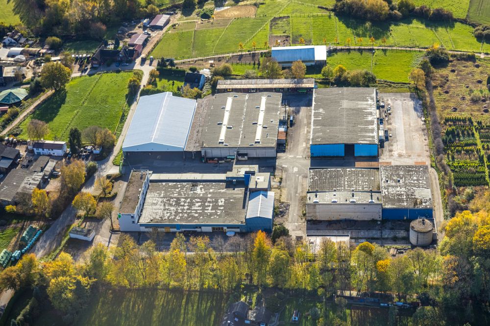 Bochum von oben - Werksgelände der ECOSOIL Nord-West GmbH in Bochum im Bundesland Nordrhein-Westfalen, Deutschland