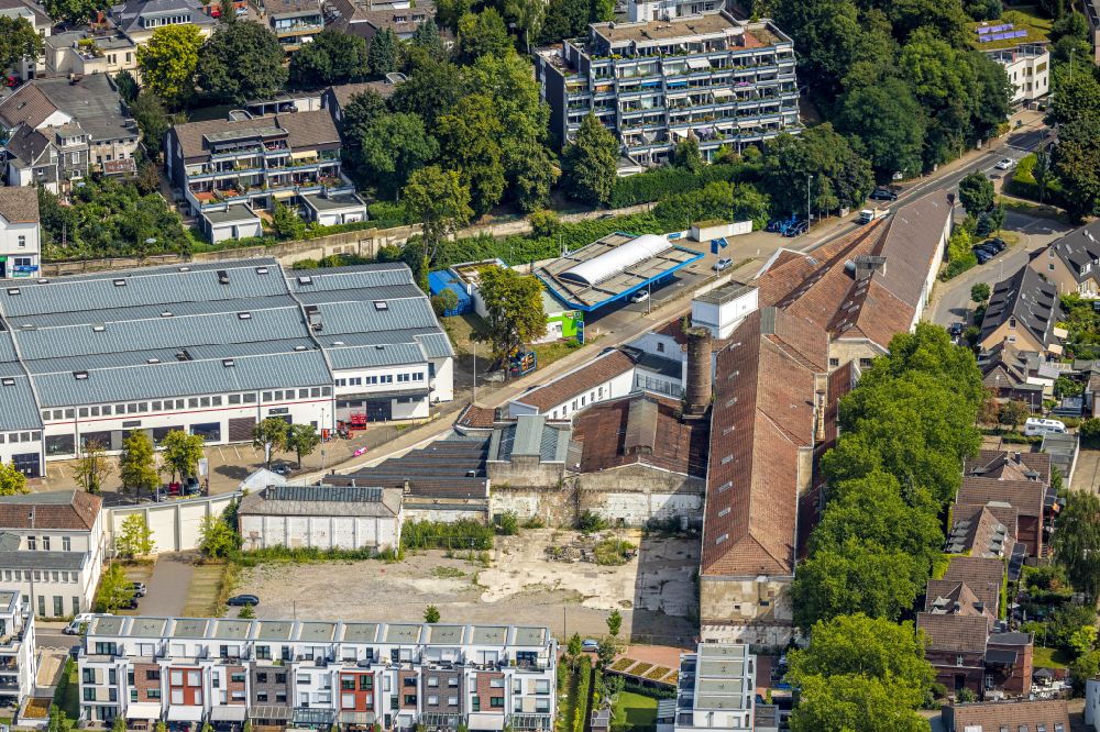 Kettwig aus der Vogelperspektive: Werksgelände der ehemaligen Fabrik Kammgarnspinnerei in Kettwig im Bundesland Nordrhein-Westfalen, Deutschland