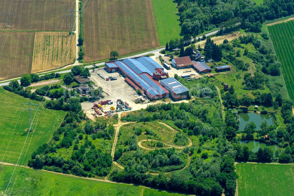 Luftbild Kenzingen - Werksgelände der ehemals Ziegelhöfe in Kenzingen im Bundesland Baden-Württemberg, Deutschland