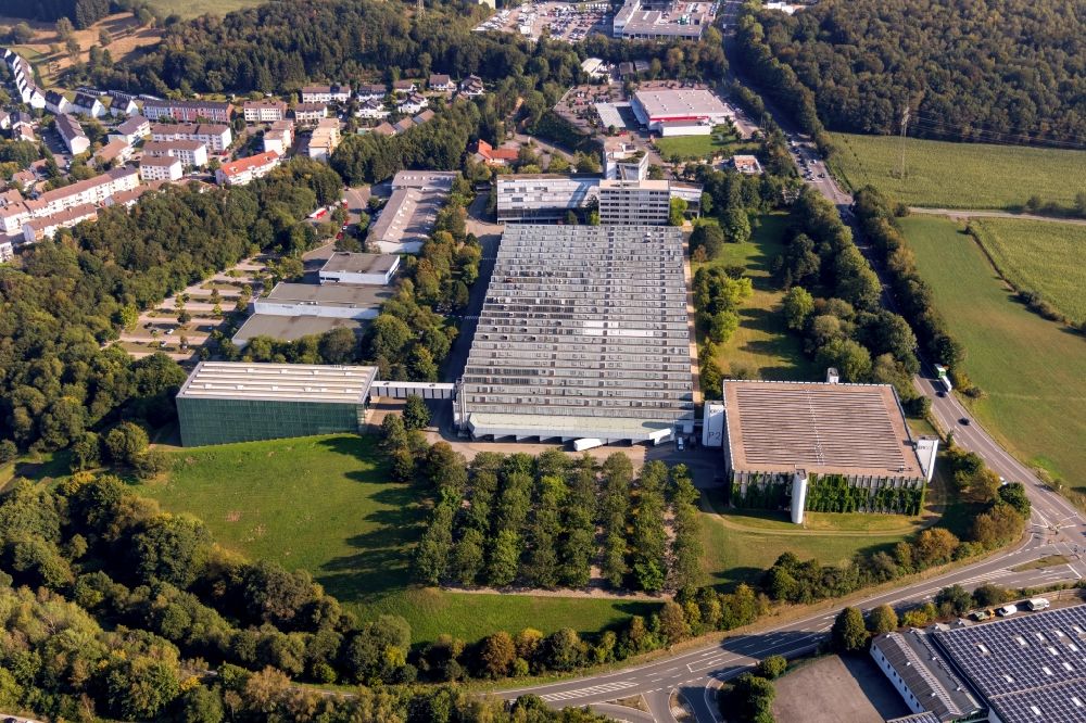 Luftbild Lüdenscheid - Werksgelände der ERCO GmbH an der Heedfelder Landstraße in Lüdenscheid im Bundesland Nordrhein-Westfalen, Deutschland