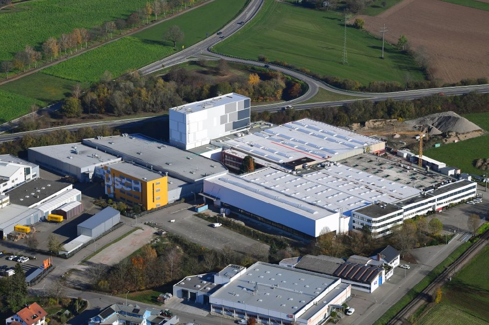 Luftbild Maulburg - Werksgelände der Firma Busch Vacuum Solutions Deutschland in Maulburg im Bundesland Baden-Württemberg, Deutschland