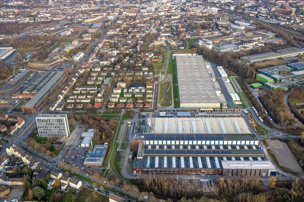 Luftbild Bochum - Werksgelände der Firma Reinhold Mendritzki Kaltwalzwerk GmbH & Co. KG in Bochum im Bundesland Nordrhein-Westfalen