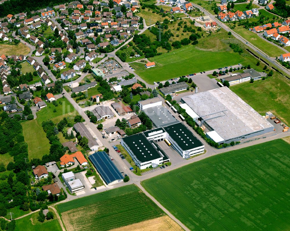 Luftbild Dußlingen - Werksgelände der Firma ZELTWANGER Automation GmbH und ZELTWANGER Leaktesting & Automation GmbH in Dußlingen im Bundesland Baden-Württemberg, Deutschland