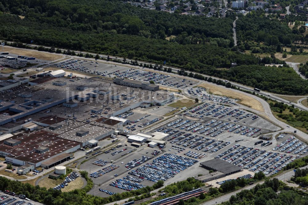 Luftbild Saarlouis - Werksgelände der Ford Werke in Saarlouis im Bundesland Saarland, Deutschland
