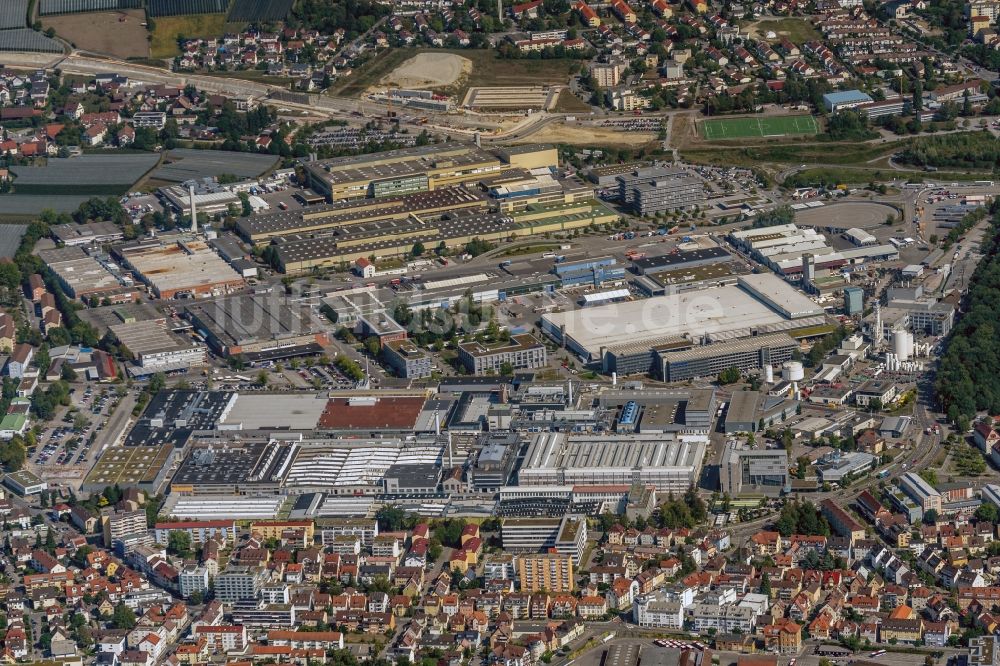 Luftbild Friedrichshafen - Werksgelände der ZF Friedrichshafen AG in Friedrichshafen im Bundesland Baden-Württemberg, Deutschland