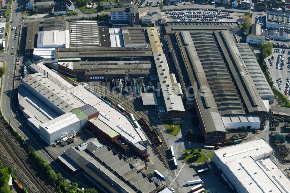 Bielefeld von oben - Werksgelände der Gestamp Umformtechnik GmbH in Bielefeld im Bundesland Nordrhein-Westfalen, Deutschland