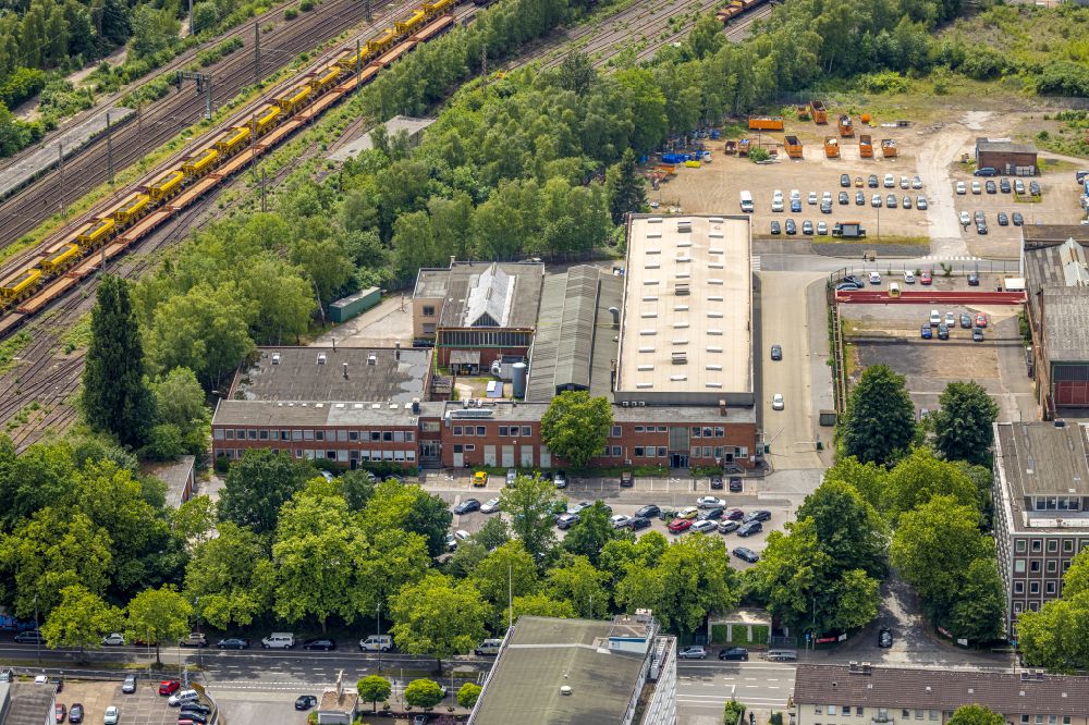 Bochum von oben - Werksgelände der Gießerei Doncasters Precision Castings-Bochum GmbH in Bochum im Bundesland Nordrhein-Westfalen, Deutschland