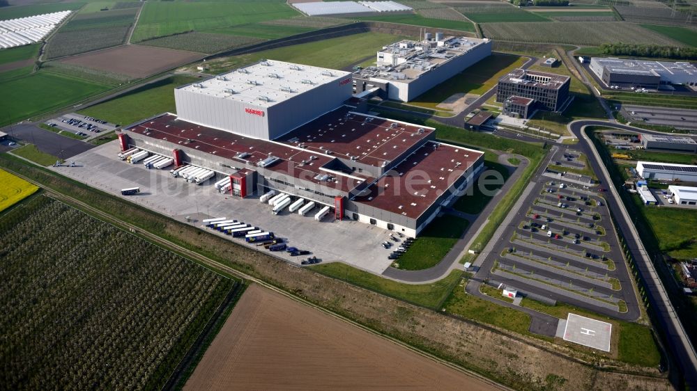 Luftbild Grafschaft - Werksgelände der Haribo GmbH in Grafschaft im Bundesland Rheinland-Pfalz, Deutschland