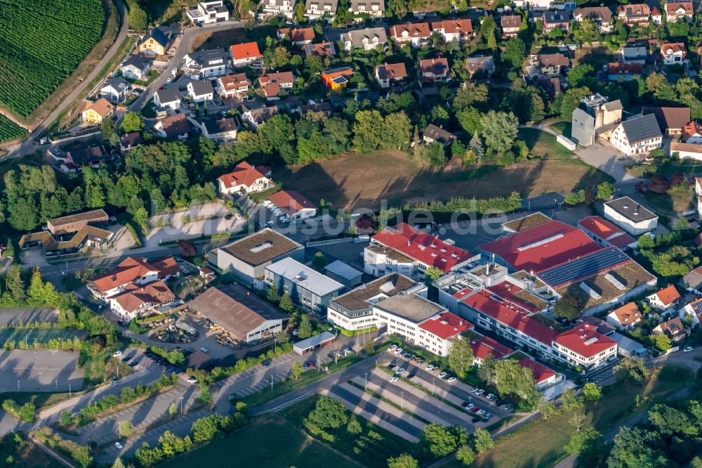 Luftbild Sulzburg - Werksgelände der Hekatron Brandschutz an der Brühlmatte in Sulzburg im Bundesland Baden-Württemberg, Deutschland