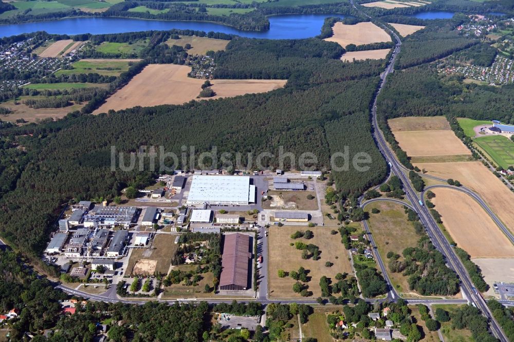 Luftbild Werder (Havel) - Werksgelände der Herbstreith & Fox KG Pektin-Fabriken in Werder (Havel) im Bundesland Brandenburg, Deutschland