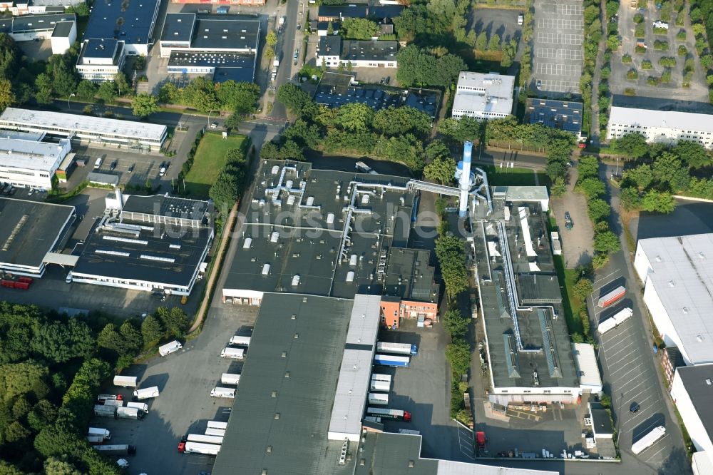 Luftaufnahme Schenefeld - Werksgelände der Hermes Schleifmittel GmbH & CO. KG im Industriegebiet am Osterbrooksweg in Schenefeld im Bundesland Schleswig-Holstein