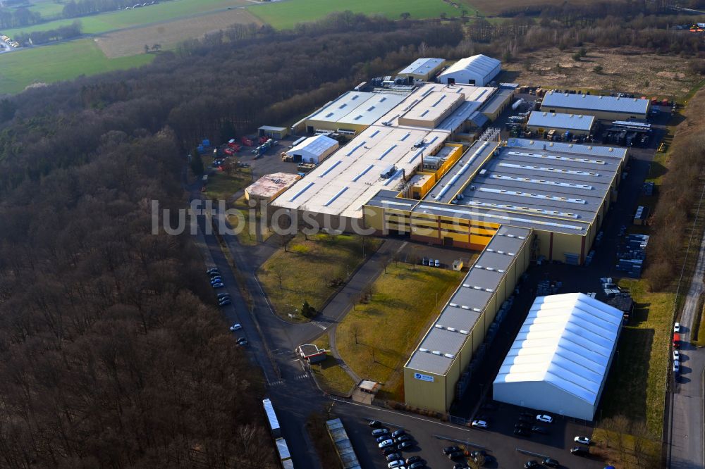 Luftbild Albertshausen - Werksgelände der Joyson PlasTec GmbH in Albertshausen im Bundesland Bayern, Deutschland