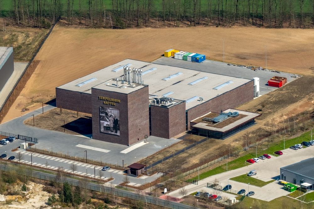 Luftbild Marl - Werksgelände der Kaffeerösterei Tempelmann in Marl im Bundesland Nordrhein-Westfalen, Deutschland