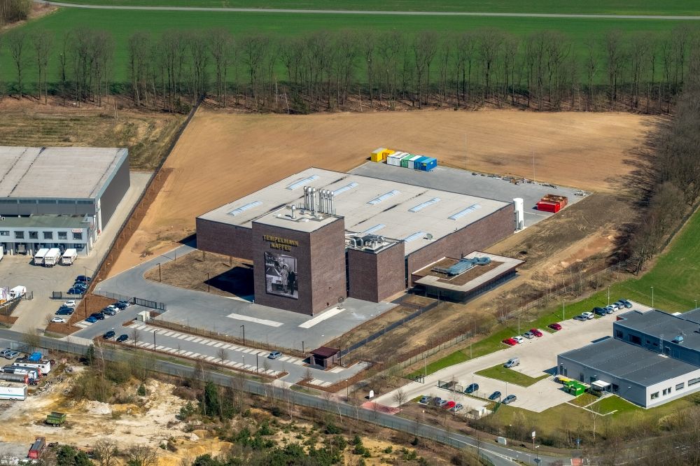 Luftaufnahme Marl - Werksgelände der Kaffeerösterei Tempelmann in Marl im Bundesland Nordrhein-Westfalen, Deutschland