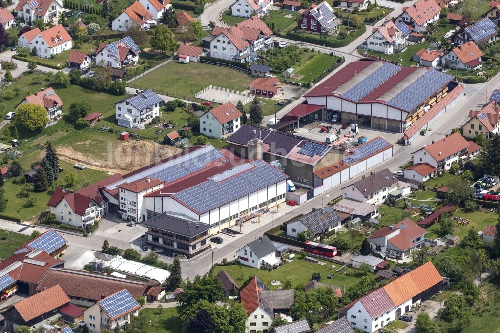 Luftbild Balzhausen - Werksgelände der Kalchschmid GmbH & Co. KG in Balzhausen im Bundesland Bayern, Deutschland