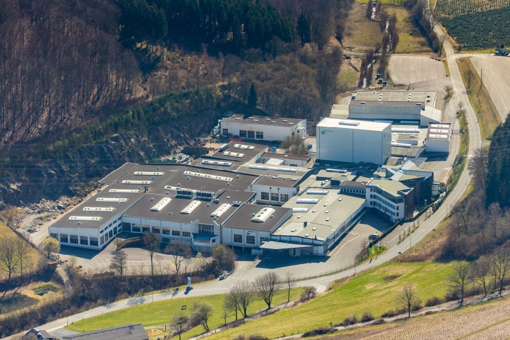 Luftbild Eslohe (Sauerland) - Werksgelände der KettenWulf Betriebs GmbH in Eslohe (Sauerland) im Bundesland Nordrhein-Westfalen, Deutschland
