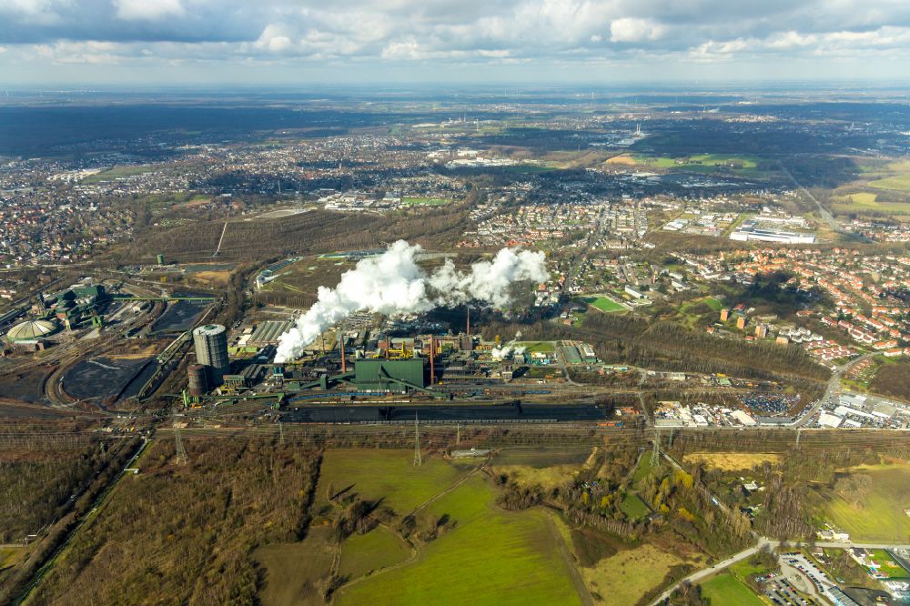 Luftbild Bottrop - Werksgelände der Kokerei Prosper in Bottrop im Bundesland Nordrhein-Westfalen