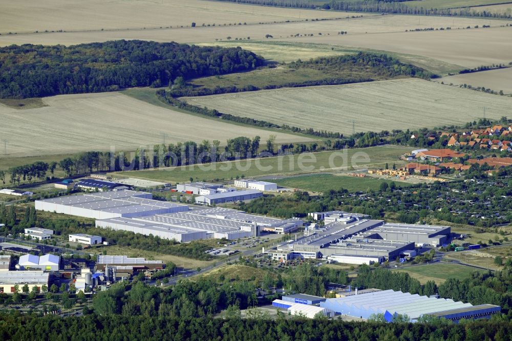 Wernigerode aus der Vogelperspektive: Werksgelände der KSM Castings Group GmbH in Wernigerode im Bundesland Sachsen-Anhalt, Deutschland