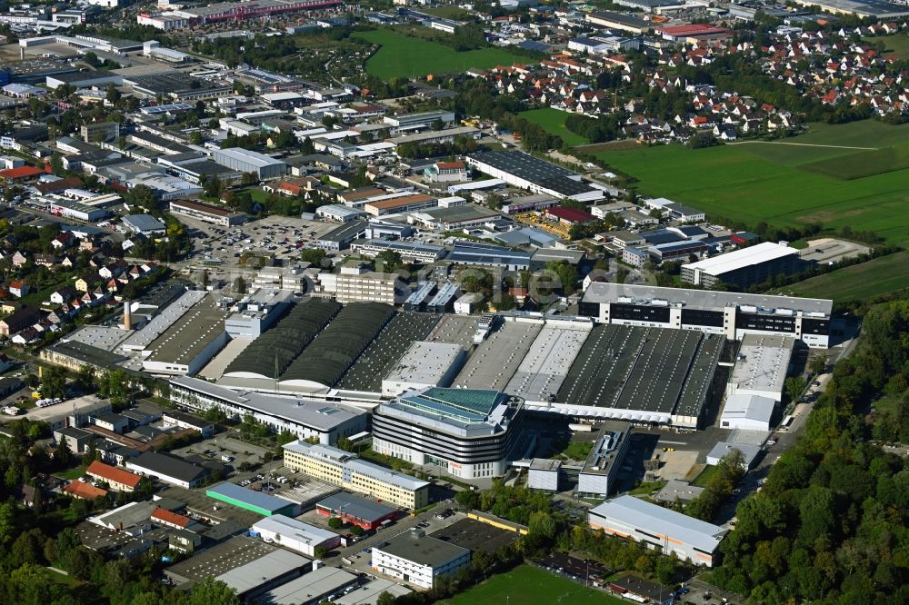 Luftbild Augsburg - Werksgelände der KUKA Aktiengesellschaft in Augsburg im Bundesland Bayern, Deutschland